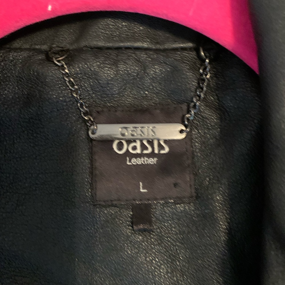 Leather Moto Jacket - Picture 3 of 4